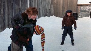 STILL COURTESY MGM Scut Farkus, the infamous bully from A Christmas Story certainly gave protagonist Ralphie something to overcome.